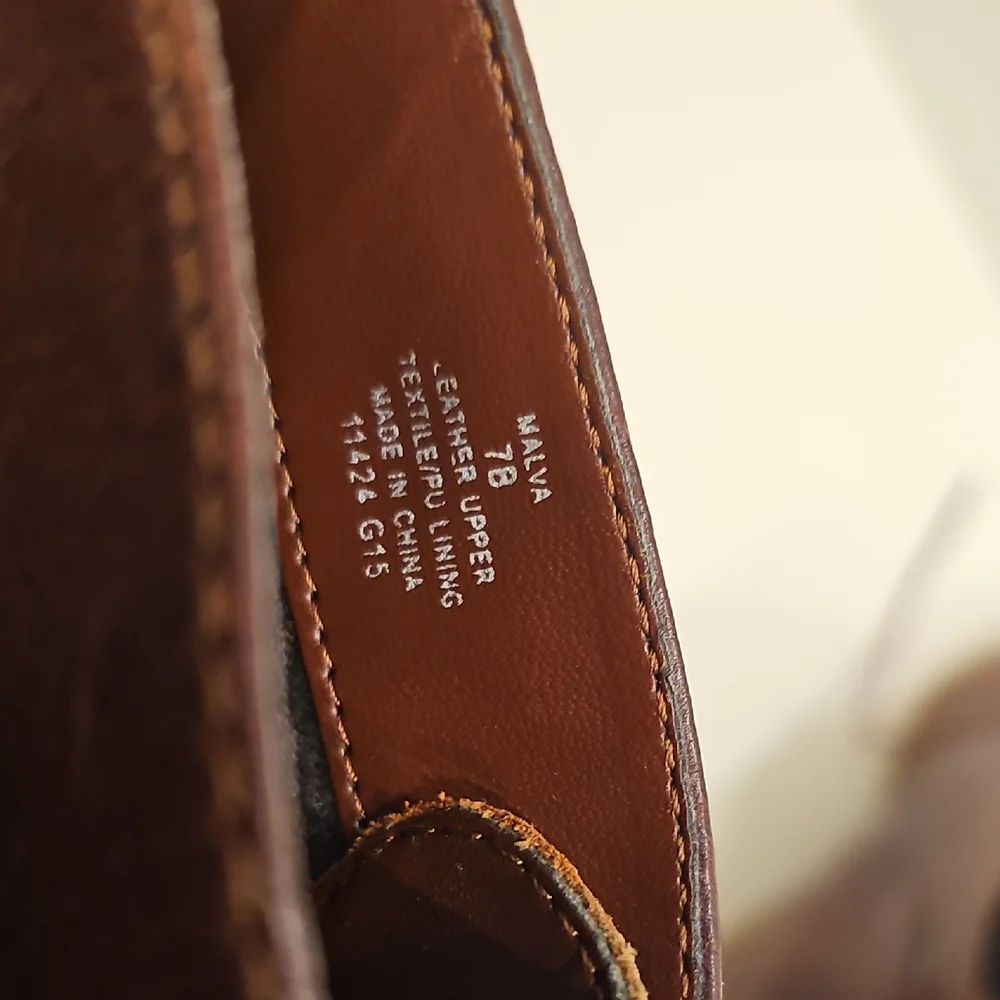 Women's Ralph Lauren Malva Burgandy / Brown Ankle Booties - Picture 8 of 10